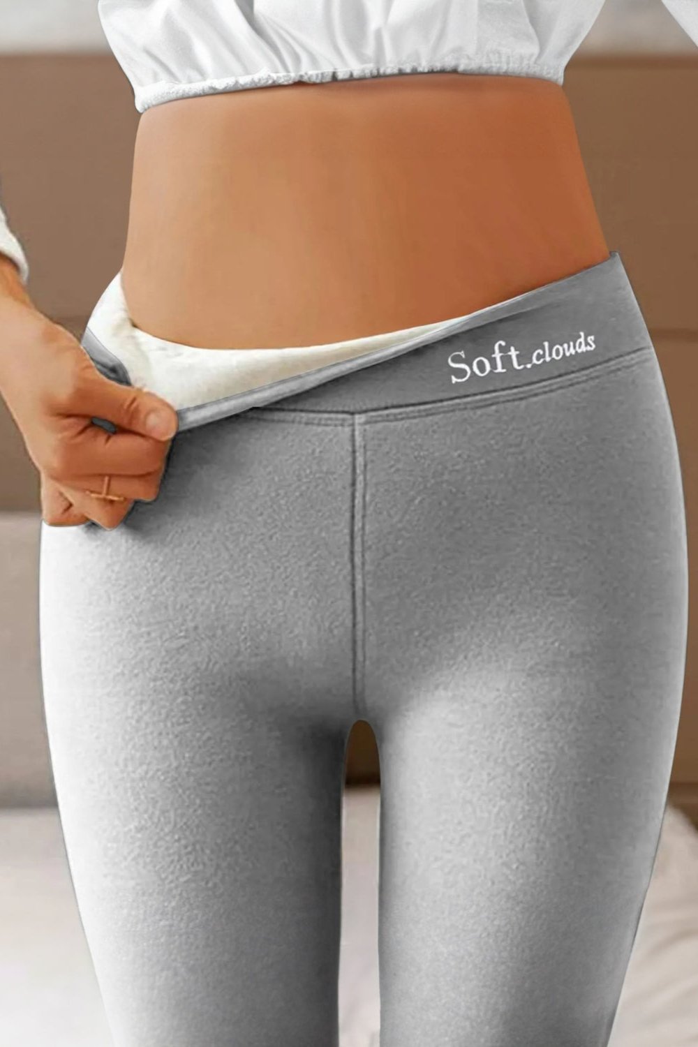 Soft Clouds - Leggings d'hiver chauds